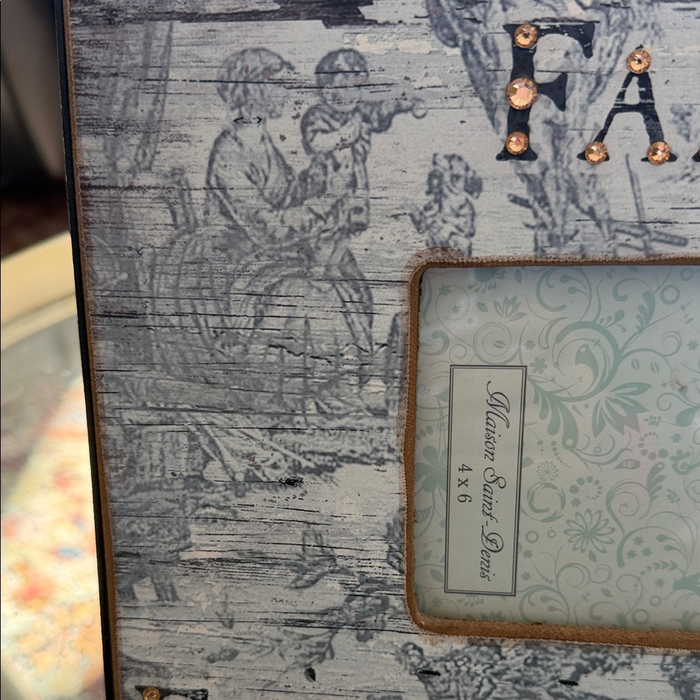 Frame Rustic Faith Family Friends Photo Frame - Picture 2 of 9